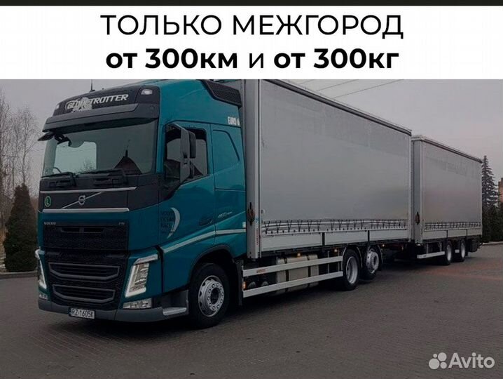 Услуги междугородних перевозок от 300 км