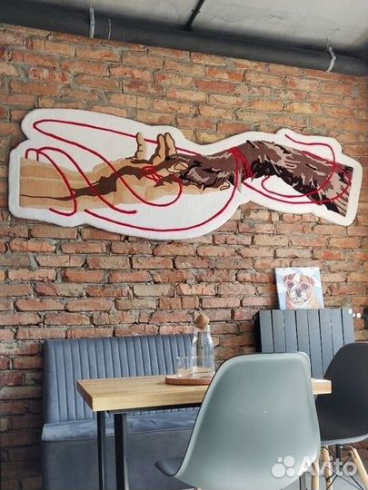 Тафтинговый ковёр ручной работы на заказ