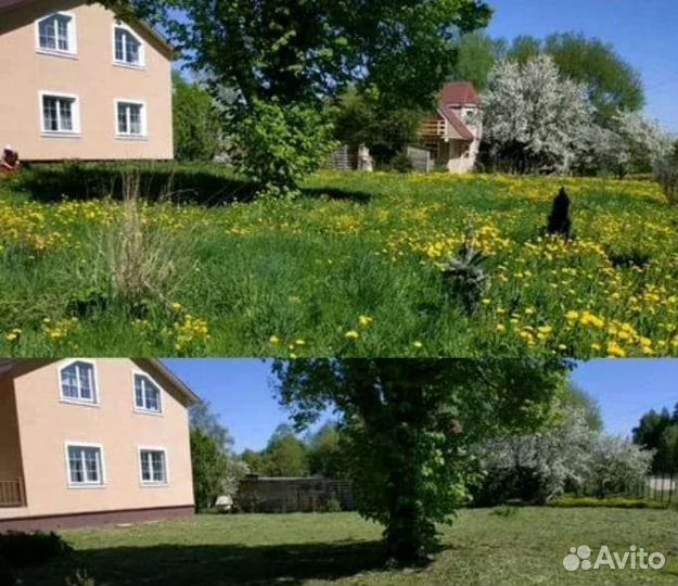 Покос травы, уборка участков