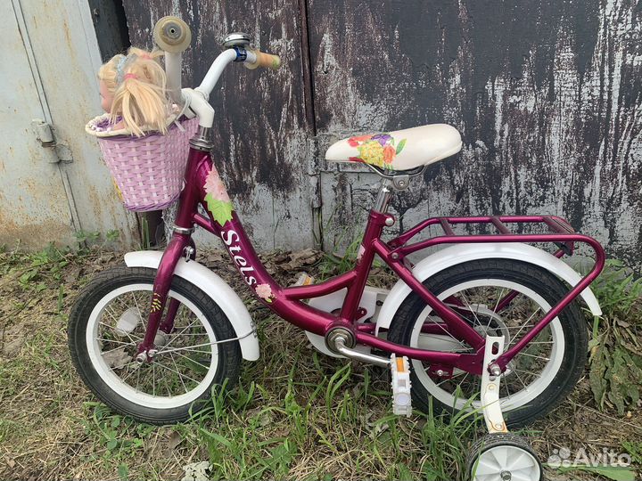 Детский велосипед четырехколесный 14