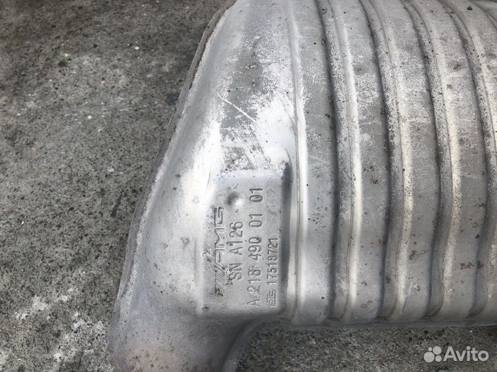 Выхлоп AMG Mercedes CLS63 S c218 w218