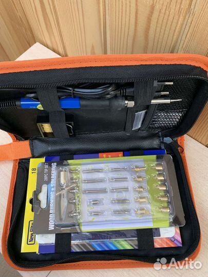 Набор для выжигания по дереву и паяльник