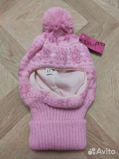 Шапка шлем зимний новый 52-54