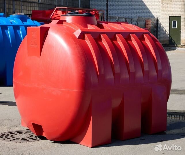 Емкость усиленная пищевой пластик 3000л