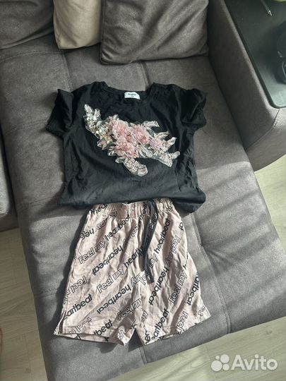 Вещи пакетом на девочку 134 140