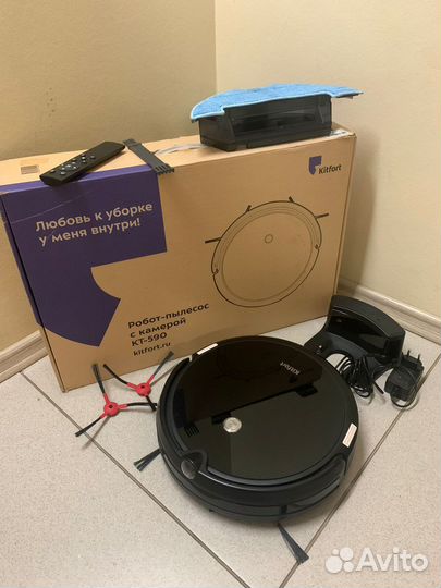 Робот пылесос Kitfort KT-590