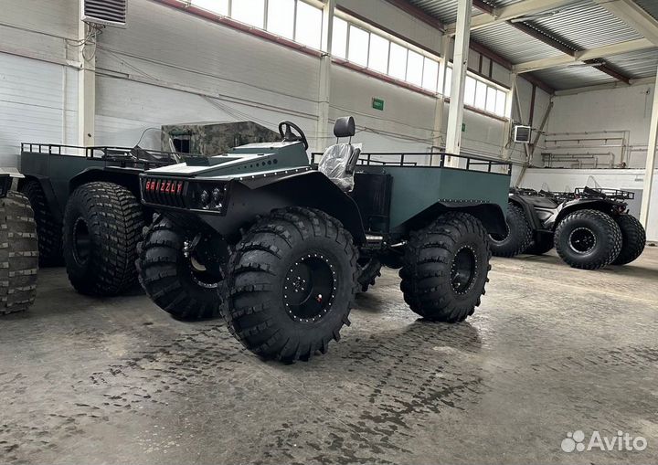 Квадроцикл переломка Grizzly (Снегоболотоход)
