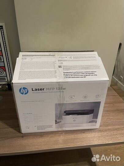 Новый принтер HP laser mfp 135w