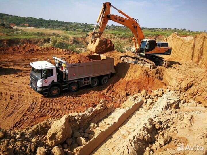 Грунт для уплотнения участка и суглинок Д4