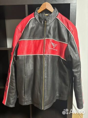 Оригинальная кожаная куртка Corvette Racing