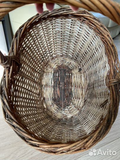 Большая плетеная корзина 51*38 см