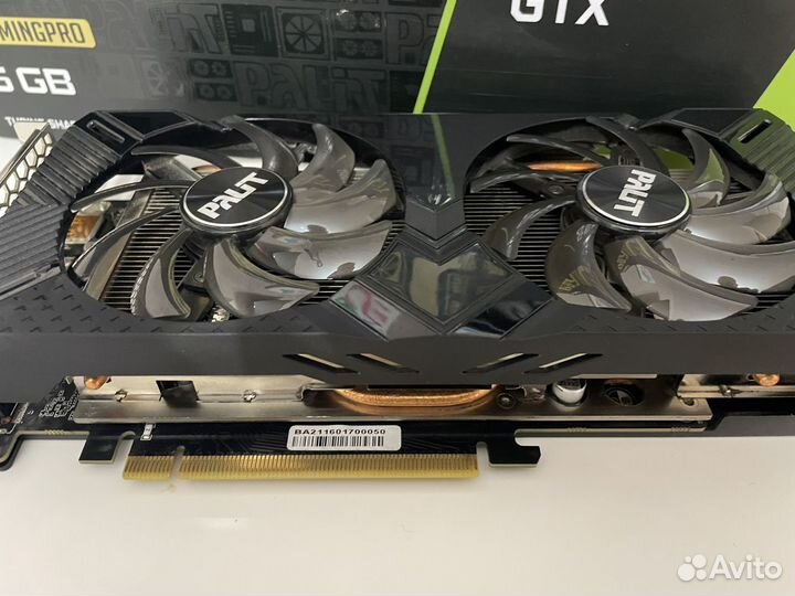 Видеокарта Palit GeForce GTX 1660 super