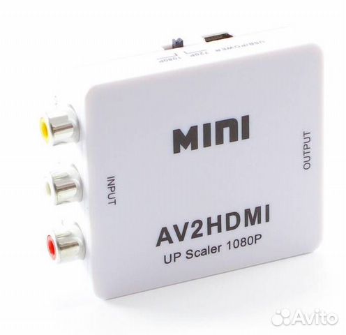 Переходник AV2hdmi (гнездо hdmi выход - гнезда 3*R