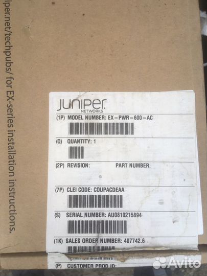 Блок питания Juniper
