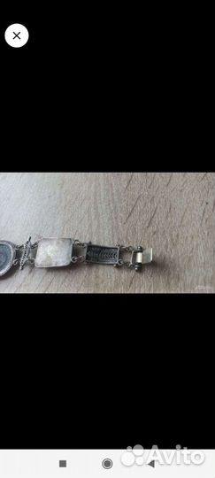 Старинный браслет серебряный