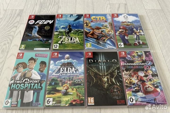 Картриджи для Nintendo Switch