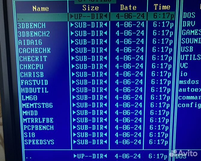 Загрузочный DOM 64MB под MS-DOS 6.22