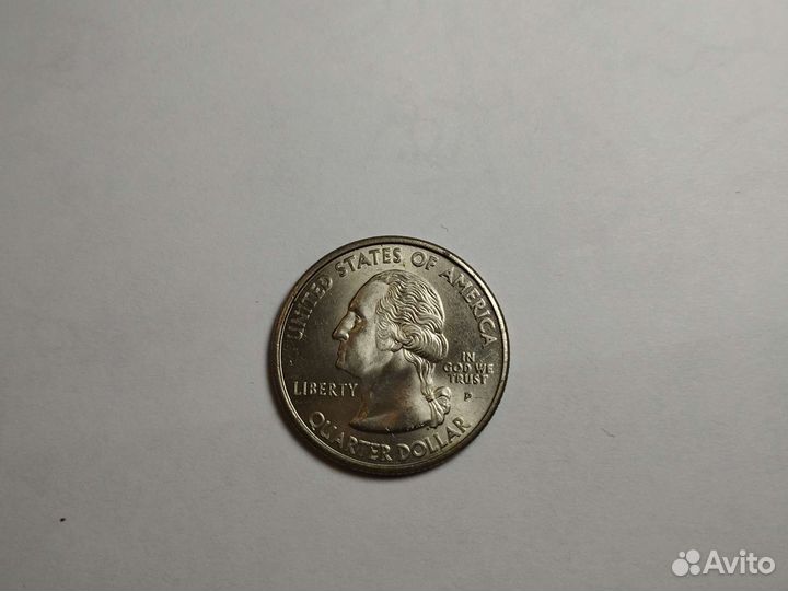 25 центов США Штаты rhode island