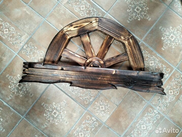 Полка настенная деревянная