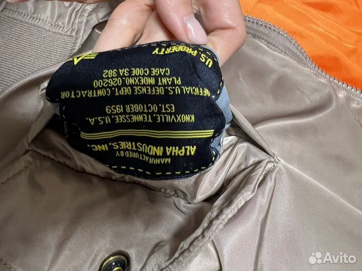 Бомбер alpha industries женский