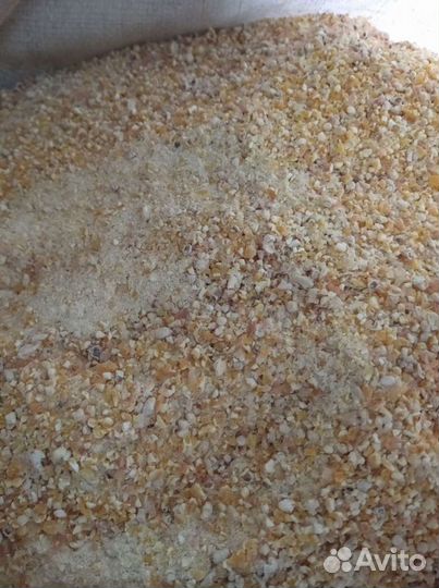 Дробленое зерно для прицы