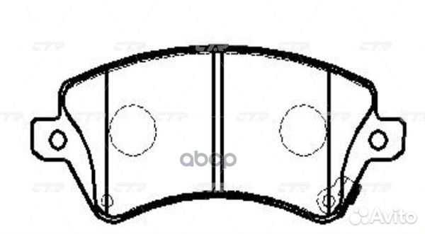 CKT-41 Колодки тормозные дисковые перед G