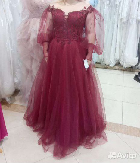 Вечернее платье на выпускной 52 54