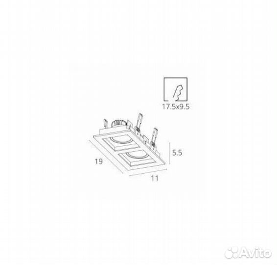 Светильник Arte Lamp grado A2910PL-2WH