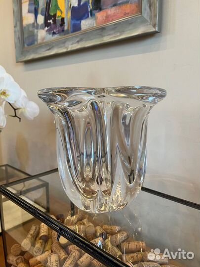 Редкость. Антикварная ваза Сristal de Sevres. Хрус