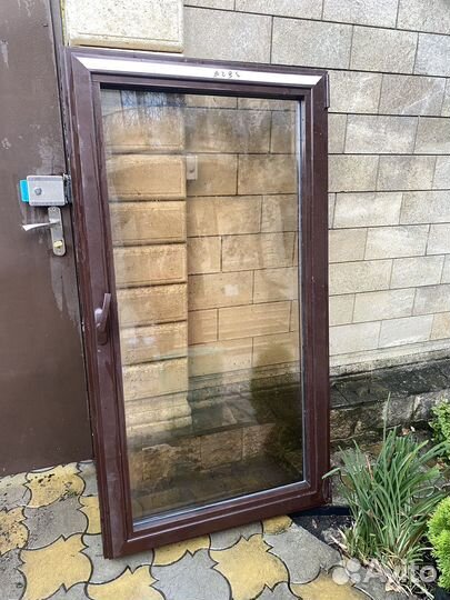 Окна пластиковые бу коричневые