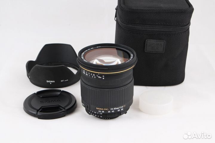 Для Nikon объектив Sigma 24-60 mm f/ 2.8 EX DG