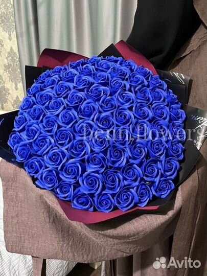 Мыльный букет 71 роза