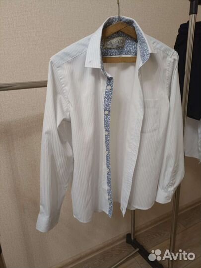 Рубашки белая на мальчика 134-140
