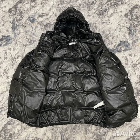 Пуховик zara x moncler