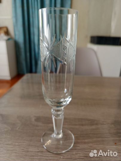 Бокал стеклянный для шампанского