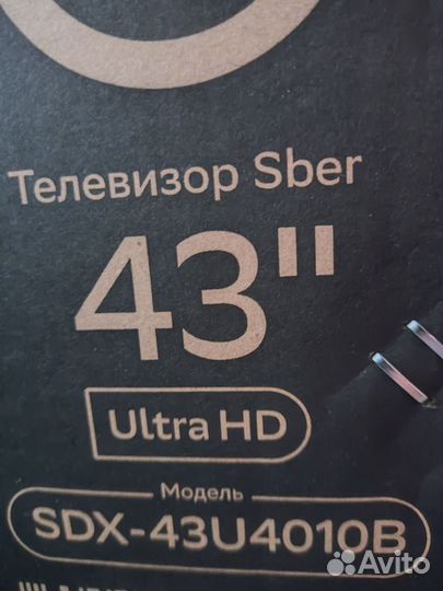 4k Телевизор Smart tv sber новый