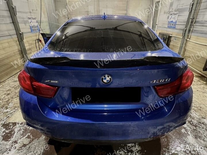 Спойлер BMW F36 стиль PSM черный