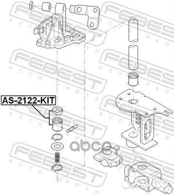 Ремкомплект кулисы подшипник сальник AS2122KIT