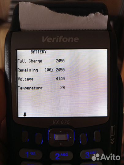 VeriFone VX675 WiFi банковский терминал эквайринга