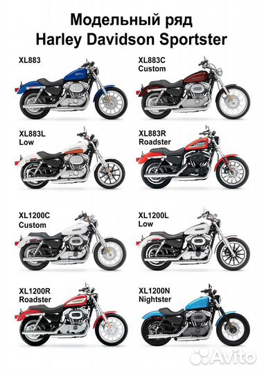 Книга по ремонту мотоцикла HD XL883/1200 Sportster