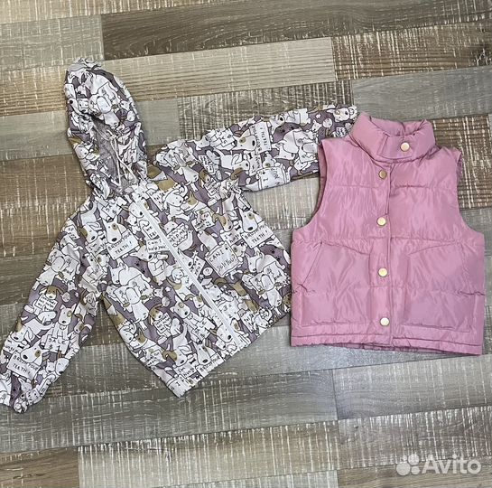 Большой пакет вещей для девочки 104