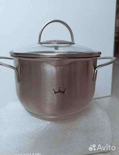 Кастрюля 1,5 Сталь 18/10 Германия Royal Kuchen