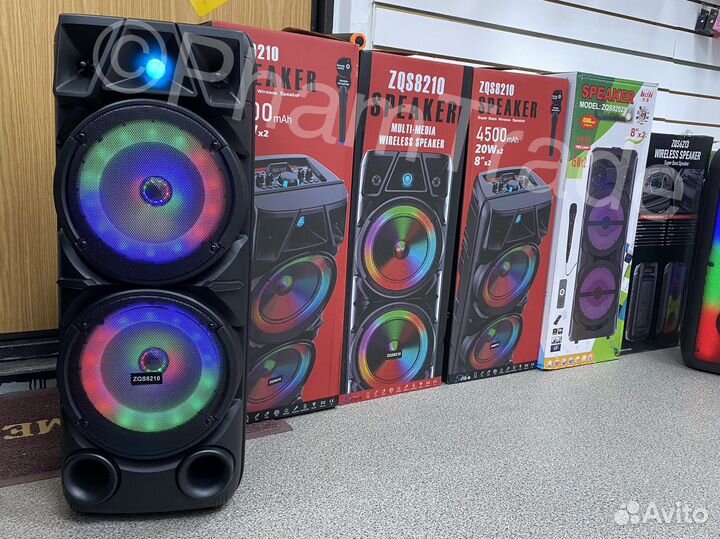 Блютуз колонка 74см с микрфоном