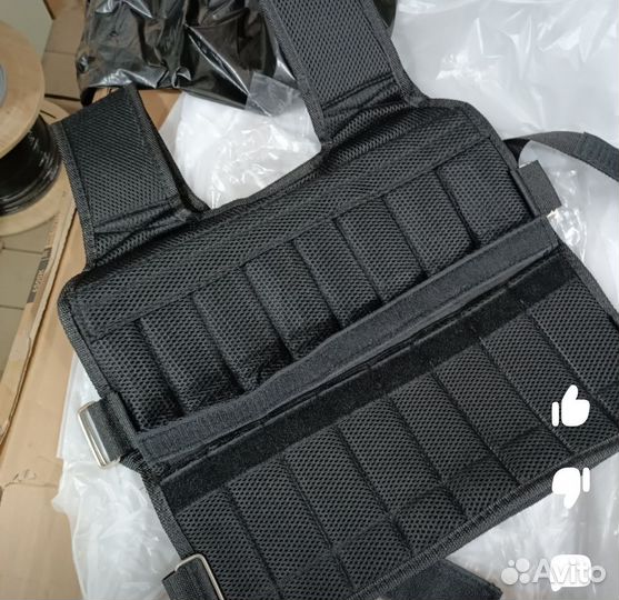 Жилет утяжелитель 20 кг с грузами