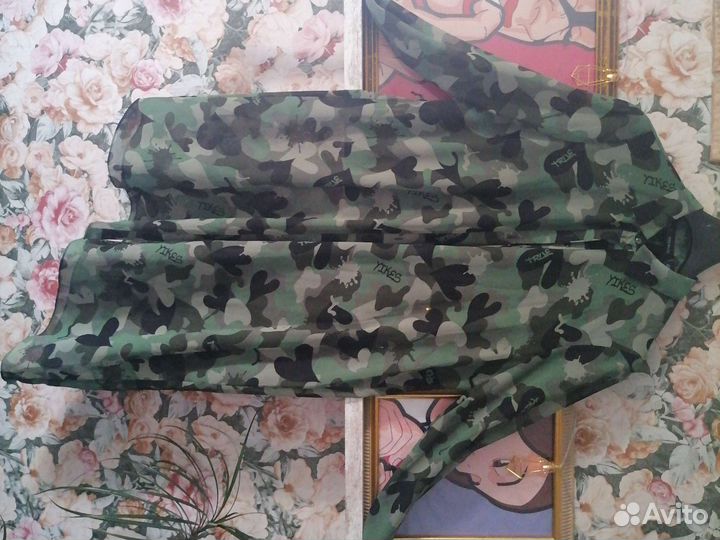 Платье-рубвшка, ассиметричный подол