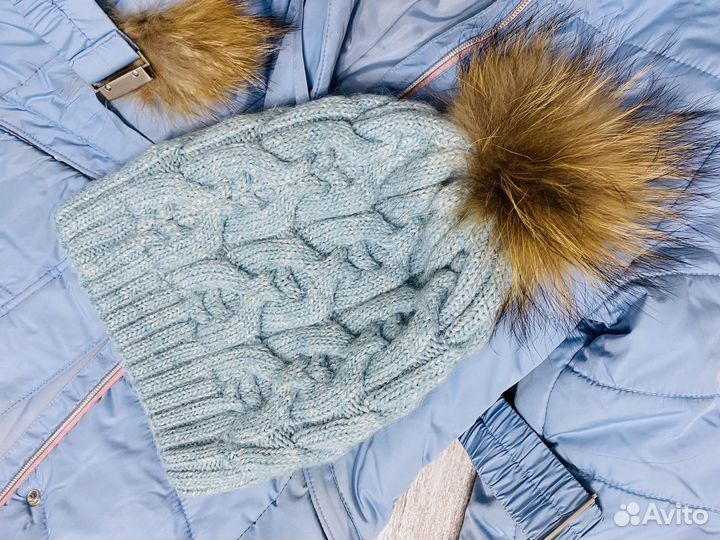 Пуховик зимний для девочки