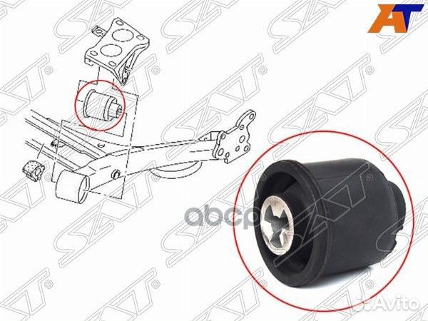 Сайлентблок задней балки volkswagen polo 02-16