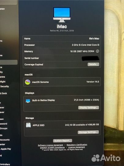 Apple iMac 21.5 4k retina 2019 в идеале