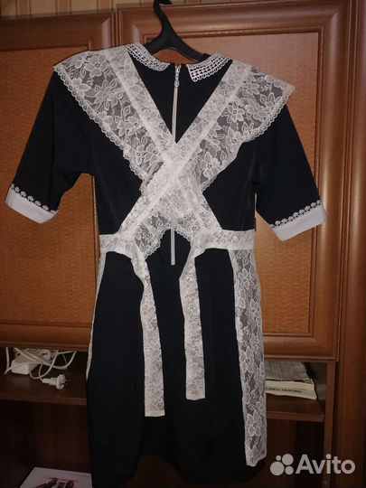 Школьная форма с фартуком, 42 размер