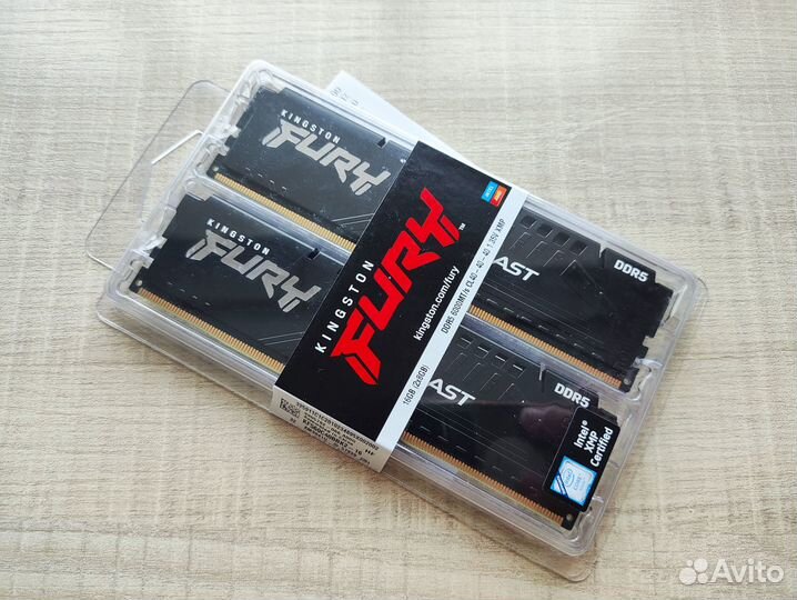 Kingston Fury Beast DDR5 - 2x8гб 6000мгц